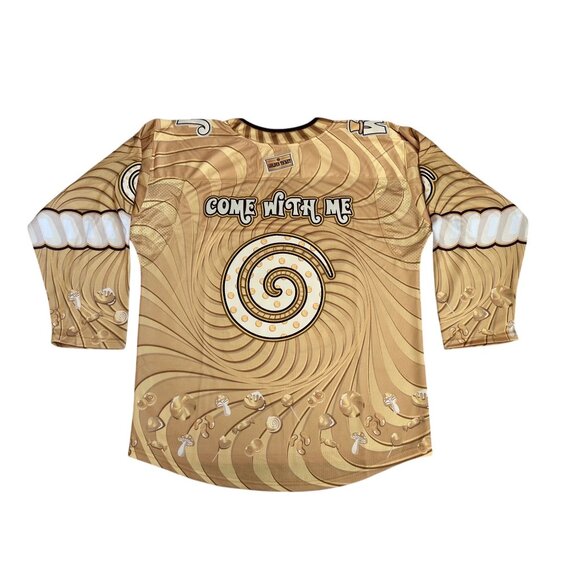 Limited Edition "COME WITH ME" Hockey Jersey Willy Wonka Golden Ticket Exclusive - Picture 4 of 8